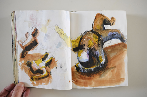 sketchbooks | carnet-2009 | &copy; patrice de Santa Coloma