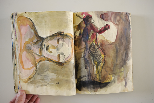 sketchbooks | carnet-2009 | &copy; patrice de Santa Coloma