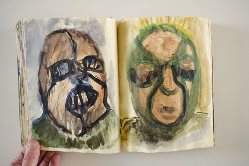 sketchbooks | carnet-2009 | &copy; patrice de Santa Coloma