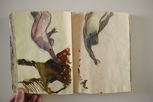 sketchbooks | carnet-2009 | &copy; patrice de Santa Coloma