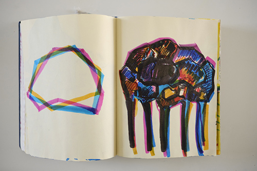 sketchbooks | carnet-2009 | &copy; patrice de Santa Coloma
