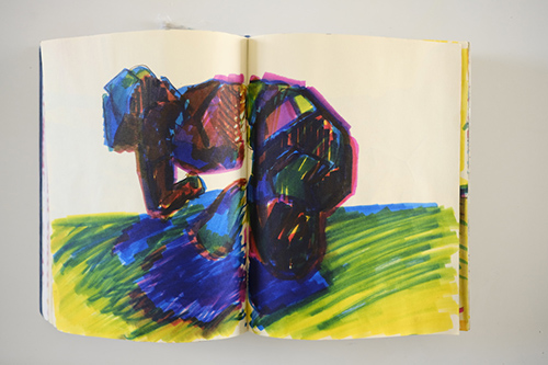 sketchbooks | carnet-2009 | &copy; patrice de Santa Coloma