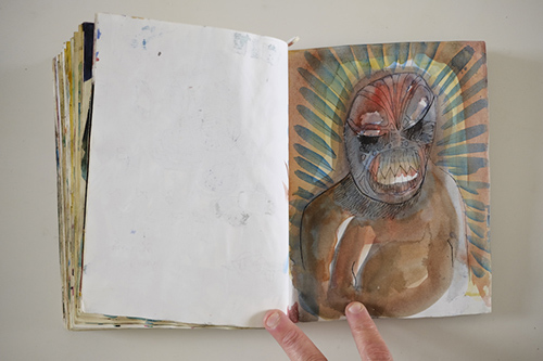 sketchbooks | carnet-2009 | &copy; patrice de Santa Coloma