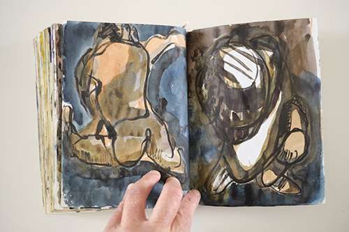 sketchbooks | carnet-2009 | &copy; patrice de Santa Coloma