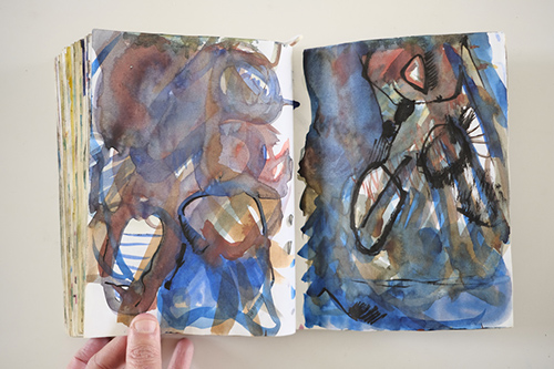 sketchbooks | carnet-2009 | &copy; patrice de Santa Coloma