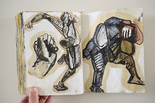 sketchbooks | carnet-2009 | &copy; patrice de Santa Coloma
