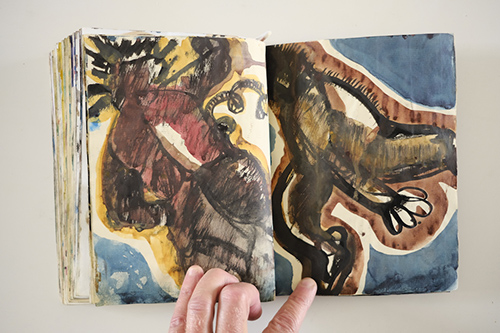 sketchbooks | carnet-2009 | &copy; patrice de Santa Coloma