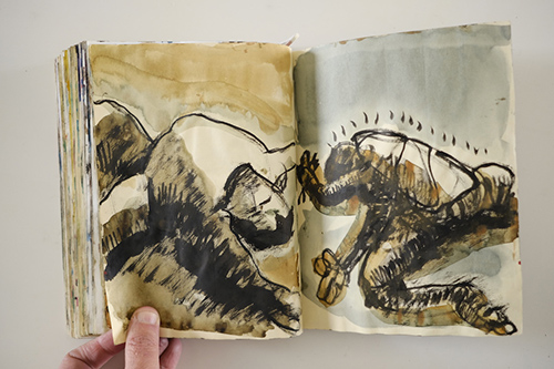 sketchbooks | carnet-2009 | &copy; patrice de Santa Coloma