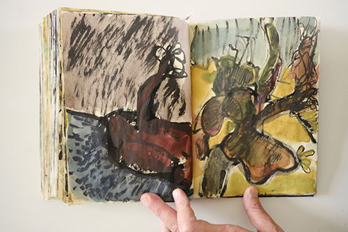 sketchbooks | carnet-2009 | &copy; patrice de Santa Coloma