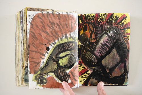 sketchbooks | carnet-2009 | &copy; patrice de Santa Coloma
