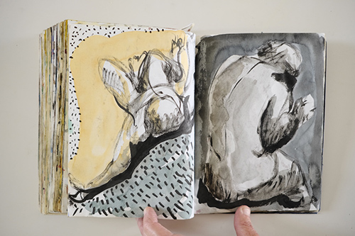 sketchbooks | carnet-2009 | &copy; patrice de Santa Coloma