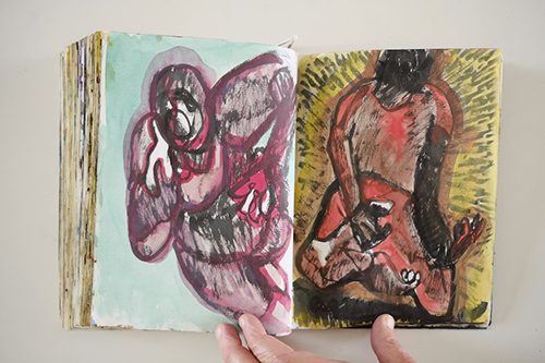 sketchbooks | carnet-2009 | &copy; patrice de Santa Coloma