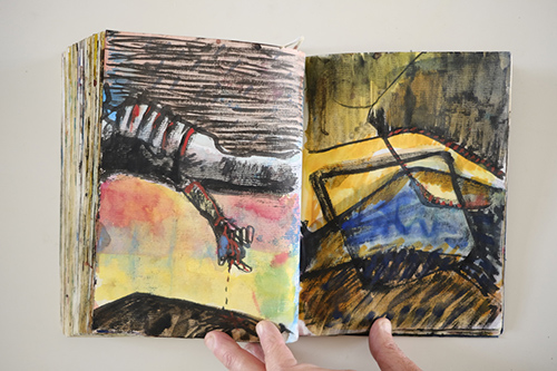sketchbooks | carnet-2009 | &copy; patrice de Santa Coloma