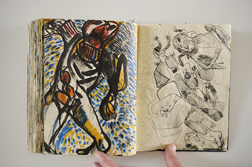 sketchbooks | carnet-2009 | &copy; patrice de Santa Coloma