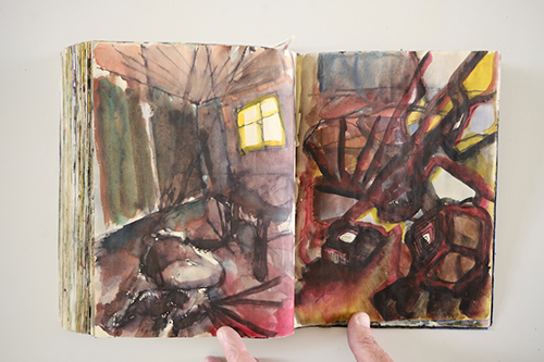 sketchbooks | carnet-2009 | &copy; patrice de Santa Coloma