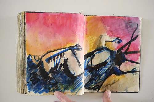 sketchbooks | carnet-2009 | &copy; patrice de Santa Coloma