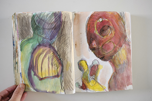 sketchbooks | carnet-2009 | &copy; patrice de Santa Coloma