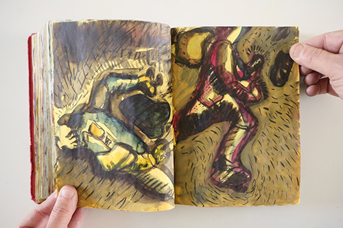 sketchbooks | carnet-2010 | &copy; patrice de Santa Coloma