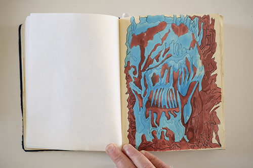 sketchbooks | carnet-2016 | &copy; patrice de Santa Coloma