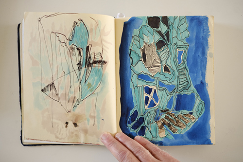 sketchbooks | carnet-2016 | &copy; patrice de Santa Coloma