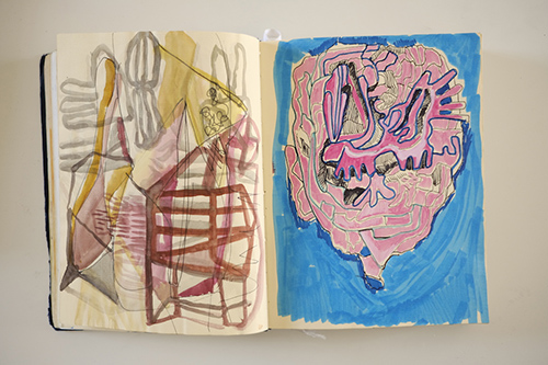 sketchbooks | carnet-2016 | &copy; patrice de Santa Coloma