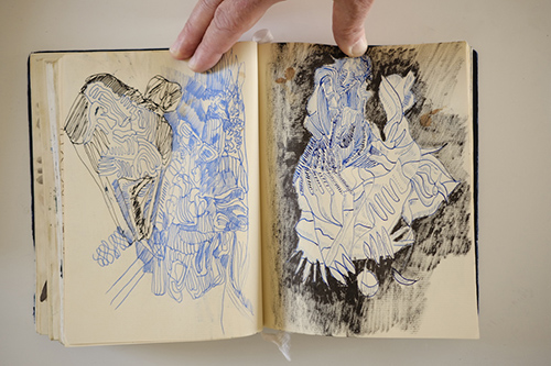 sketchbooks | carnet-2016 | &copy; patrice de Santa Coloma