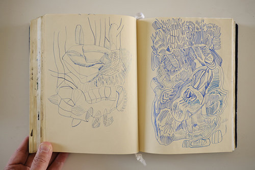 sketchbooks | carnet-2016 | &copy; patrice de Santa Coloma