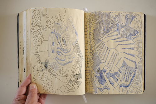 sketchbooks | carnet-2016 | &copy; patrice de Santa Coloma