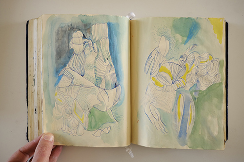 sketchbooks | carnet-2016 | &copy; patrice de Santa Coloma