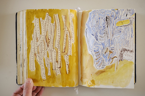 sketchbooks | carnet-2016 | &copy; patrice de Santa Coloma