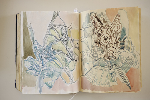 sketchbooks | carnet-2016 | &copy; patrice de Santa Coloma