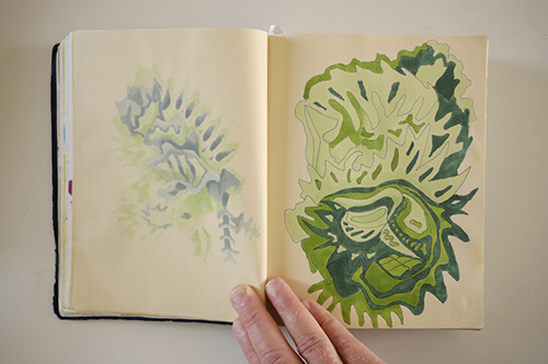 sketchbooks | carnet-2016 | &copy; patrice de Santa Coloma