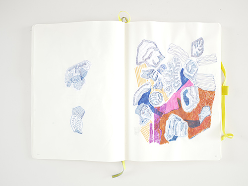 drawings | cristae | &copy; patrice de Santa Coloma