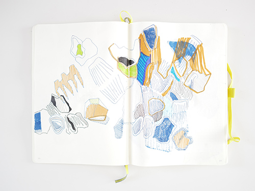 drawings | cristae | &copy; patrice de Santa Coloma