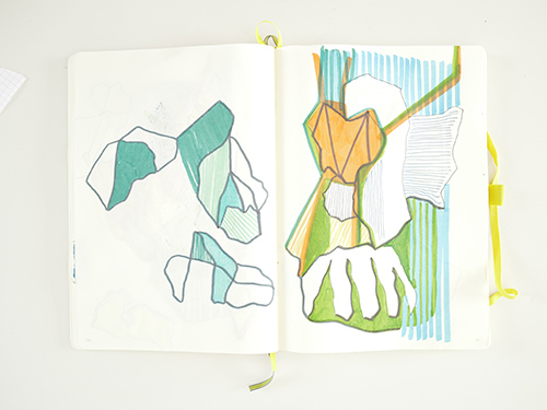 drawings | cristae | &copy; patrice de Santa Coloma