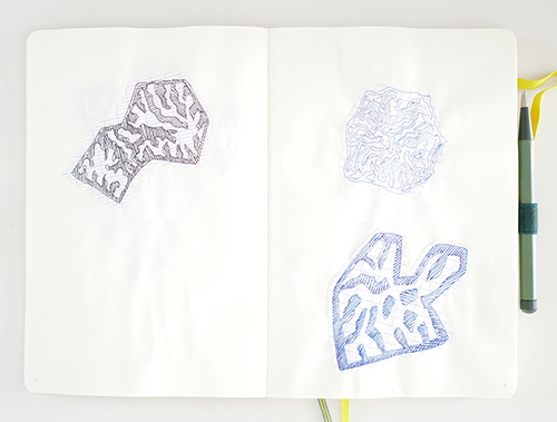 drawings | cristae | &copy; patrice de Santa Coloma