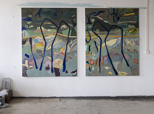 peintures | diplopia | &copy; patrice de Santa Coloma