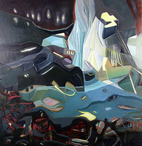 pinturas | polyptico | &copy; patrice de Santa Coloma